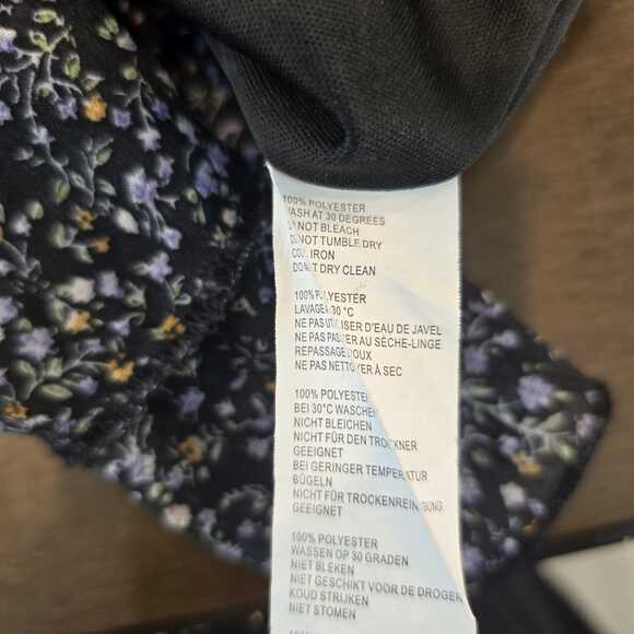 Nasty Gal Floral Wrap Mini Dress Plus Size 20 2X Ruffle Long Sleeve Ditsy Boho - Picture 10 of 10